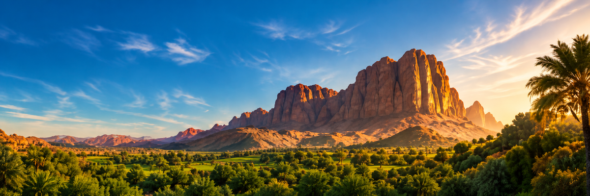 Desert mountain landscape